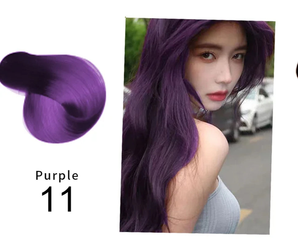 Natural Organic Brown Hair Color Permanent Hair Coloring Shampoo Long Lasting Hair Dye Shampoo for Women Professional Dye